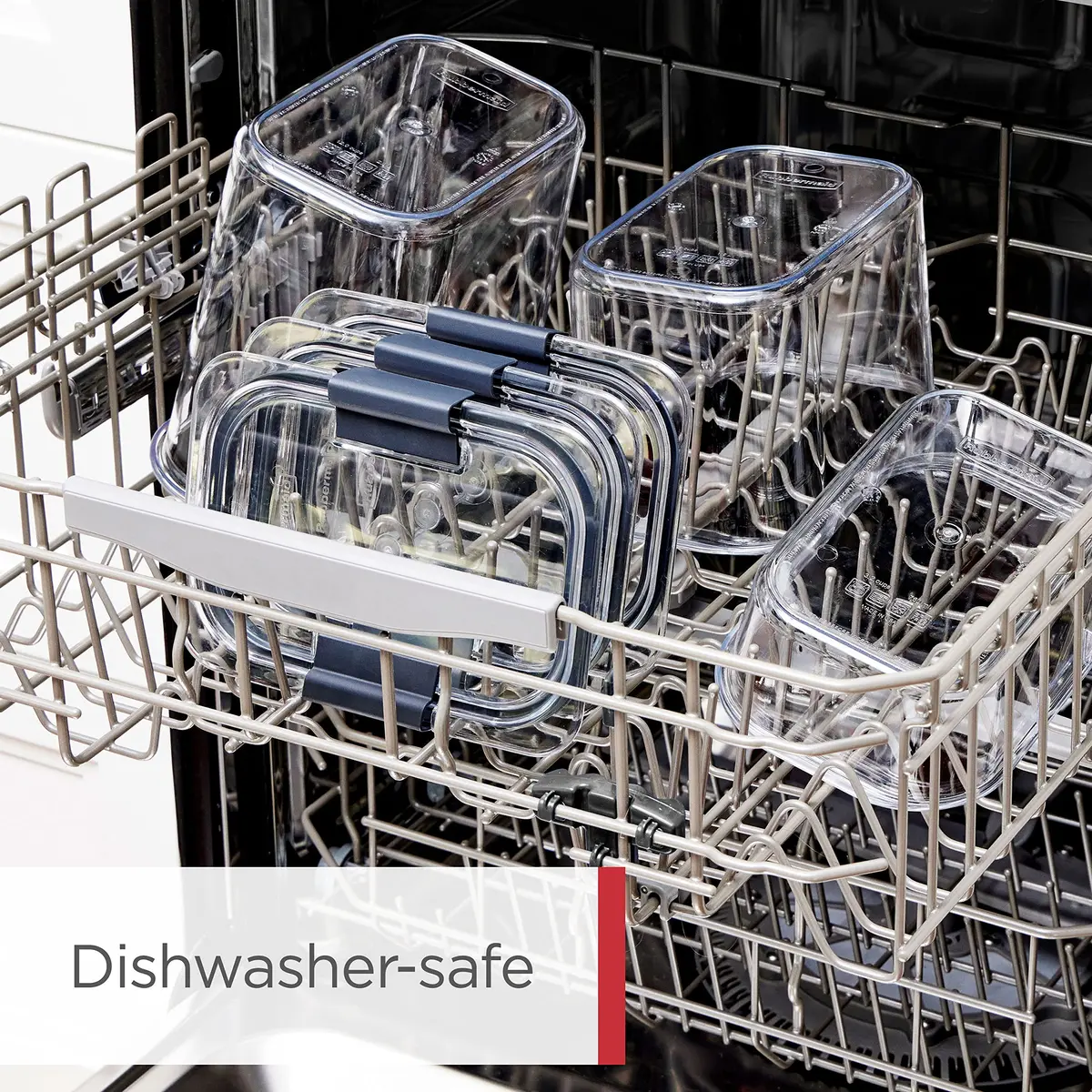 Rubbermaid Brilliance Airtight Food Storage Container 32oz | Shatterproof BPA-Free Dishwasher Safe - view 5