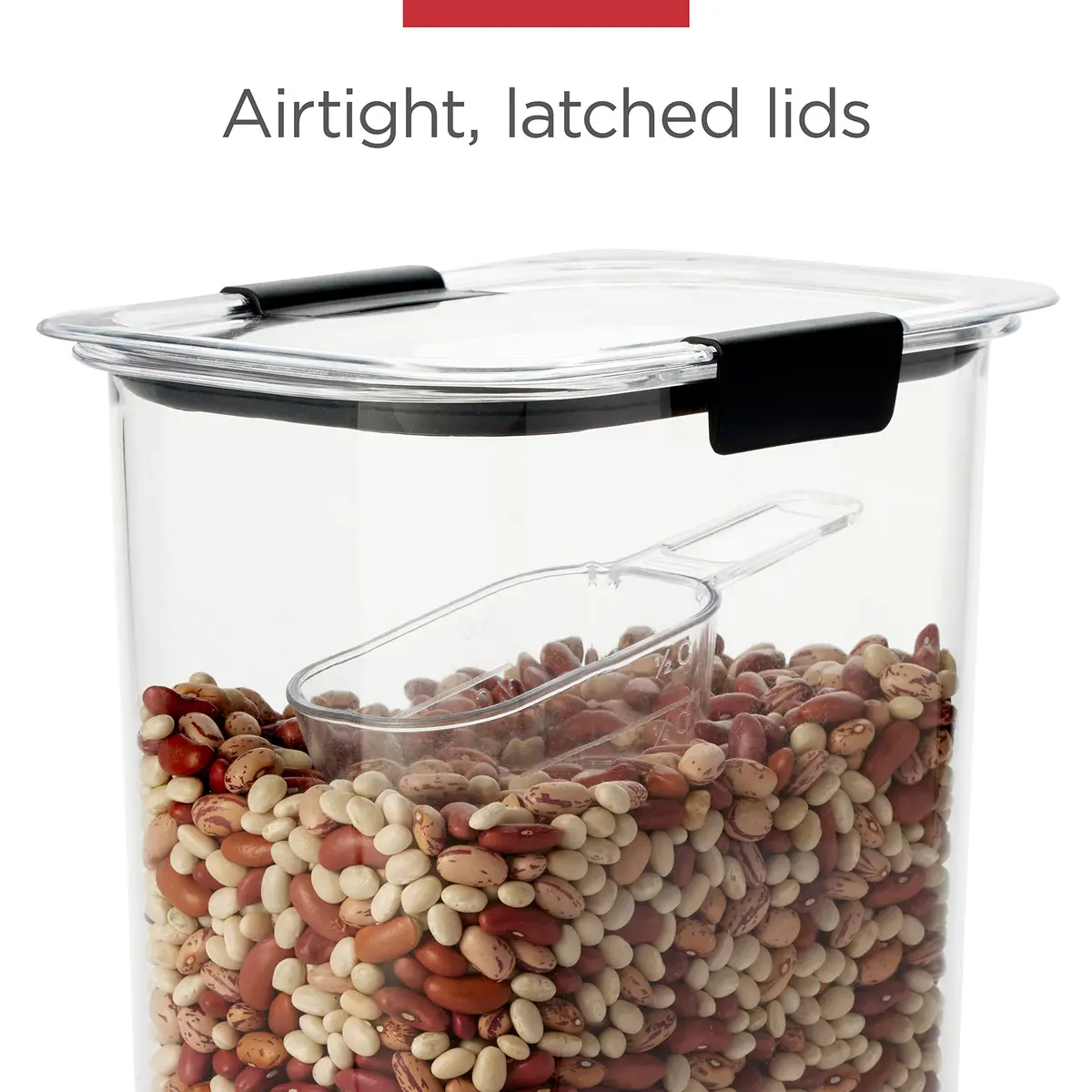Rubbermaid Brilliance Airtight Food Storage Container 32oz | Shatterproof BPA-Free Dishwasher Safe - view 3