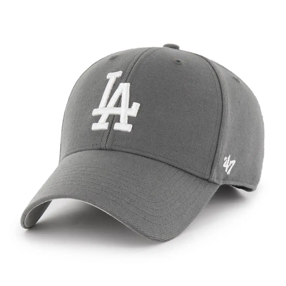 47 Los Angeles Dodgers MVP Hat Baseball Cap | Charcoal Grey Wool Blend Adult - main product image