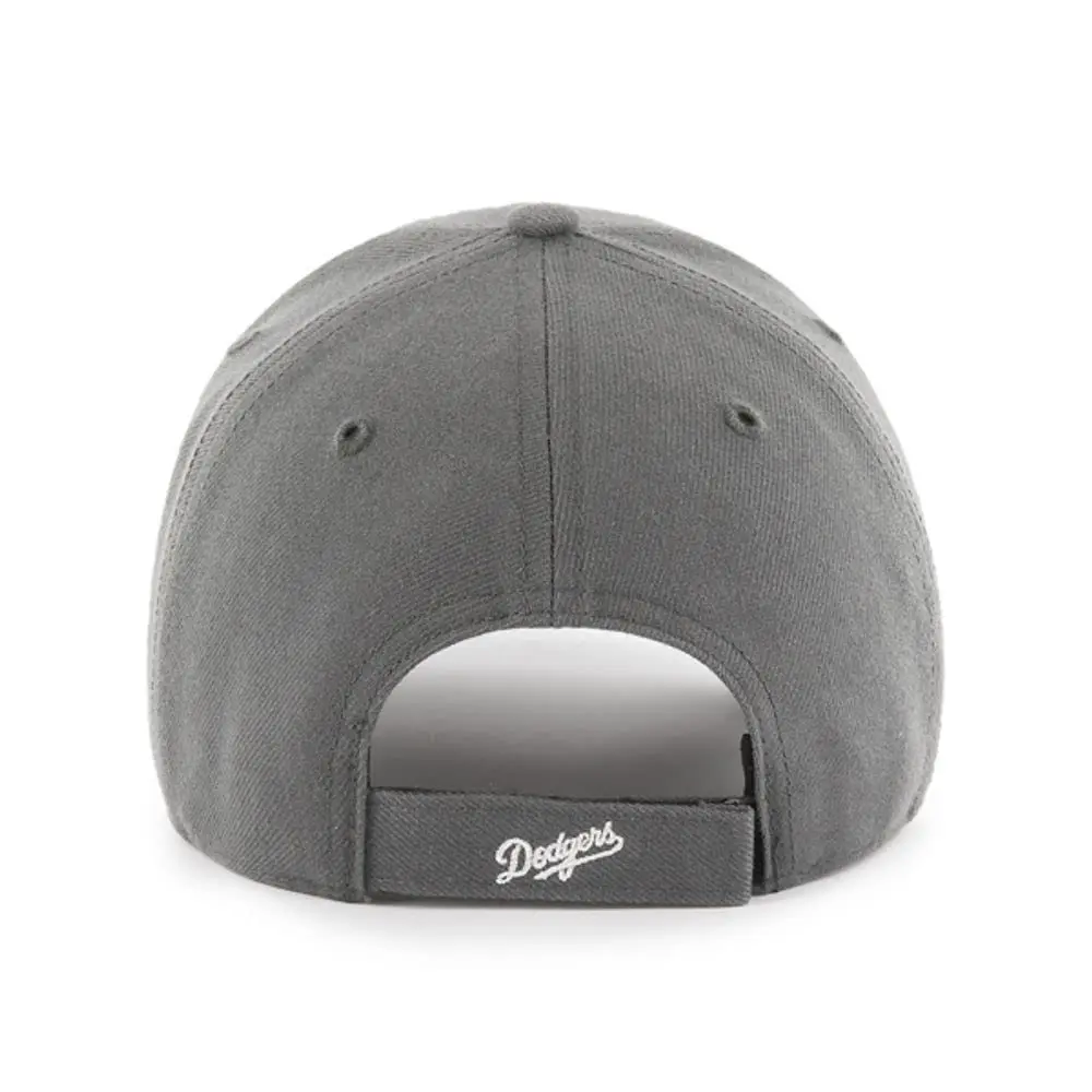 47 Los Angeles Dodgers MVP Hat Baseball Cap | Charcoal Grey Wool Blend Adult - view 2