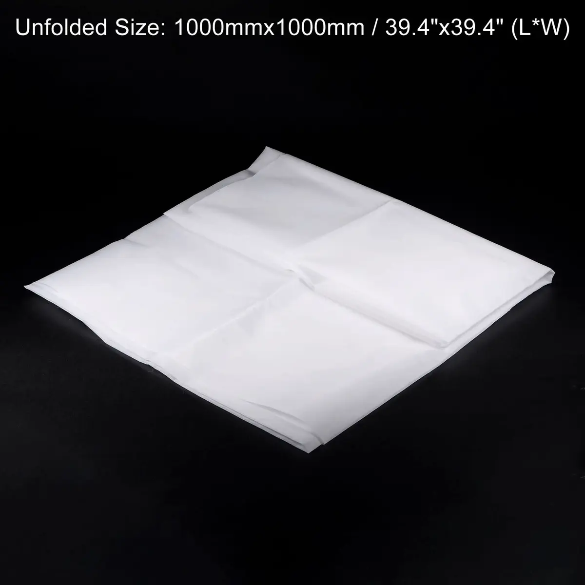 uxcell Paint Nylon Mesh Filter 50 Micron | 39"x39" Durable Nylon Mesh for Paint & Home Brewing - view 2