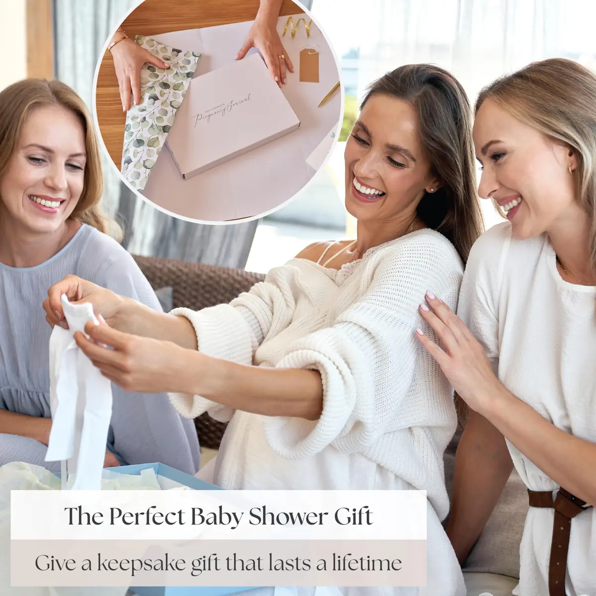 Bibi & Beau Complete Pregnancy Journal & Memory Book 21.59 cm x 27.94 cm | Weekly Pregnancy Scrapbook with Ultrasound Photo Slots - view 4