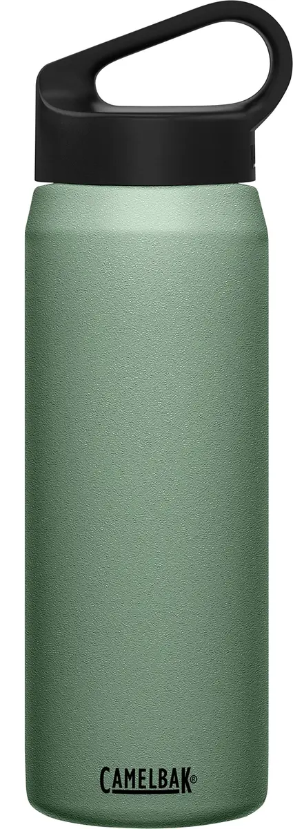 CamelBak Carry Cap Bottle - Vacuum Insulated Stainless Steel - Easy Carry, 25oz, Moss - main product image
