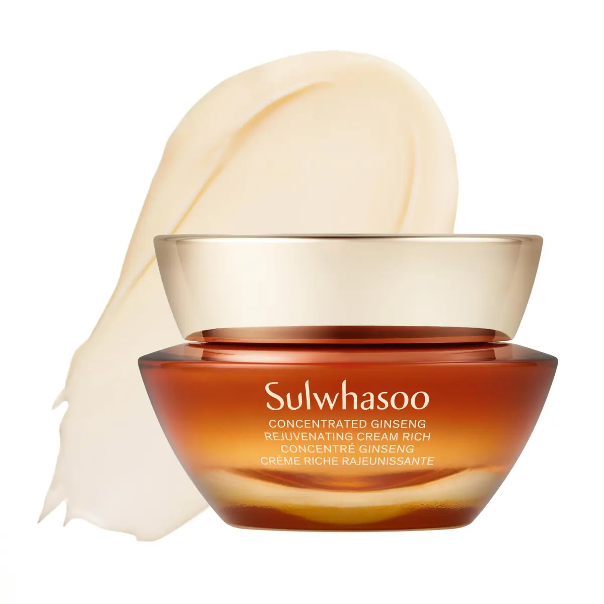 Sulwhasoo Concentrated Ginseng Rejuvenating Cream Rich | Anti-Aging Korean Face Moisturizer | Firming & Deep Hydration | Ginseng Peptide Retinol Cream for Dry Mature Skin, 1.69 fl. oz. - main product image