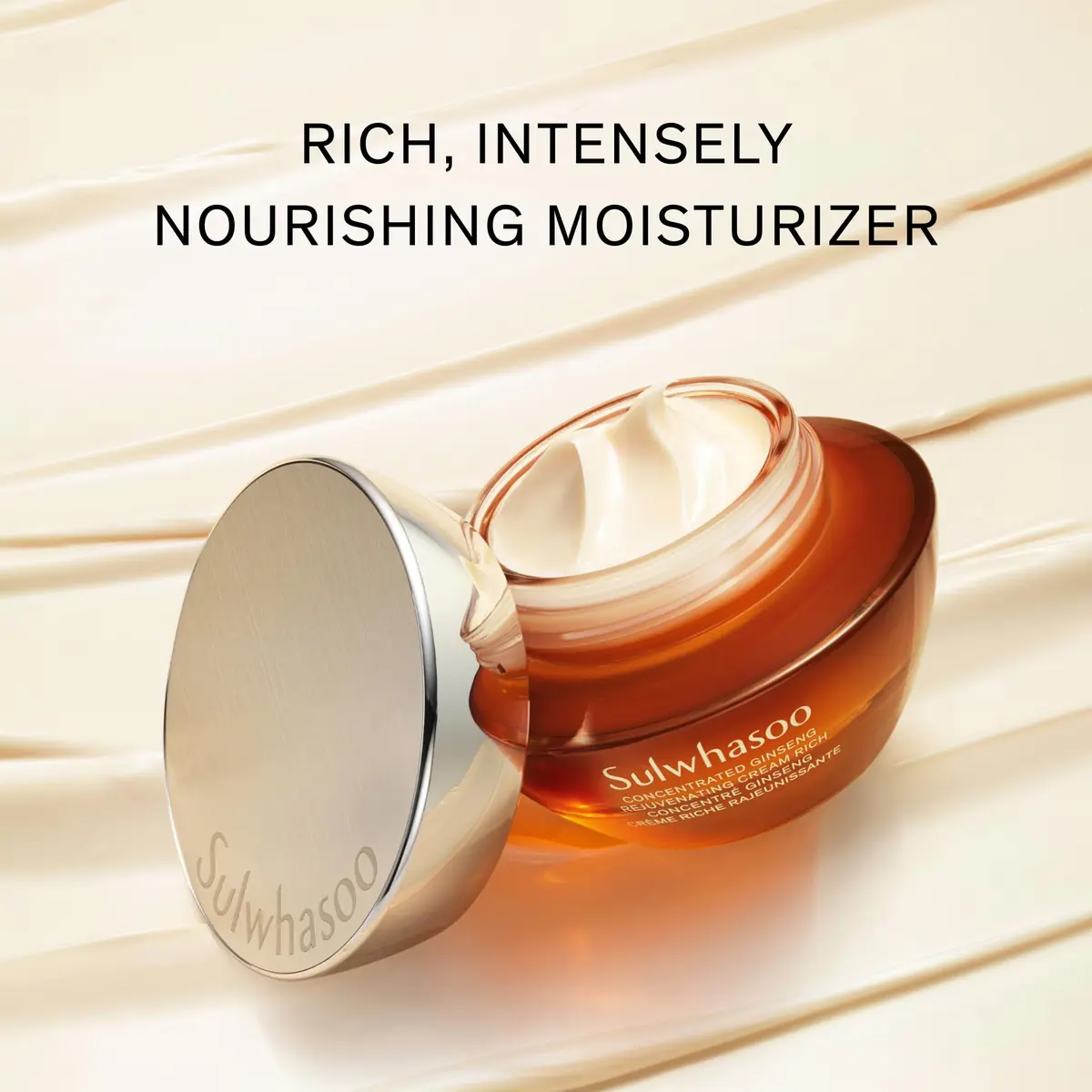 Sulwhasoo Concentrated Ginseng Rejuvenating Cream Rich | Anti-Aging Korean Face Moisturizer | Firming & Deep Hydration | Ginseng Peptide Retinol Cream for Dry Mature Skin, 1.69 fl. oz. - view 2