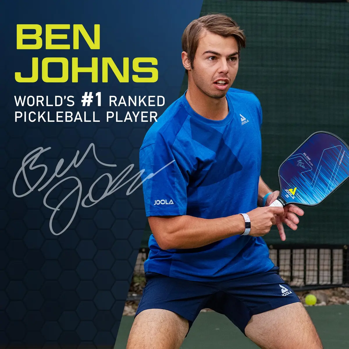 JOOLA Ben Johns Hyperion CAS 16 Pickleball Paddle - Carbon Abrasion Surface with High Grit & Spin, Sure-Grip Elongated Handle, 16mm, with Polypropylene Honeycomb Core, USAPA Approved - view 6