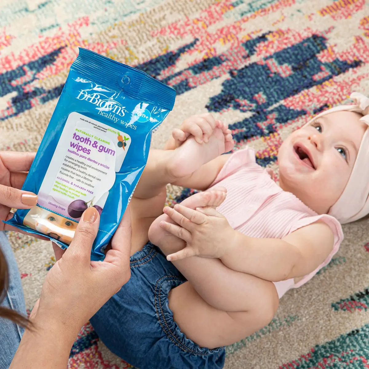 Dr. Brown's Infant Oral Care Bundle: Toothbrush, Toothpaste & Wipes | BPA-Free, Natural Ingredients - view 9