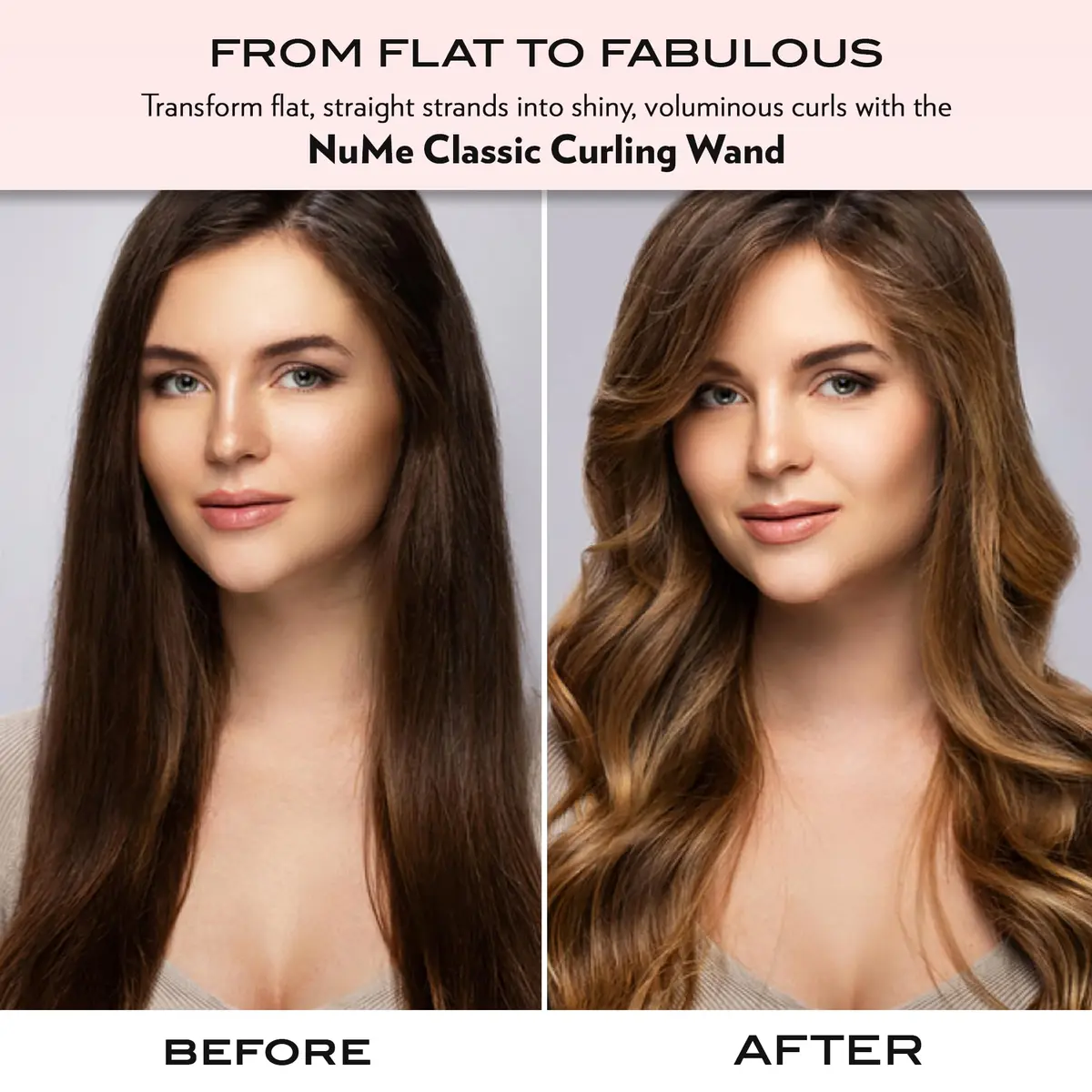 NuMe Classic Ceramic Curling Wand 3.18 cm (1.25 Inch) | Creates Beachy Waves & Loose Curls - view 4