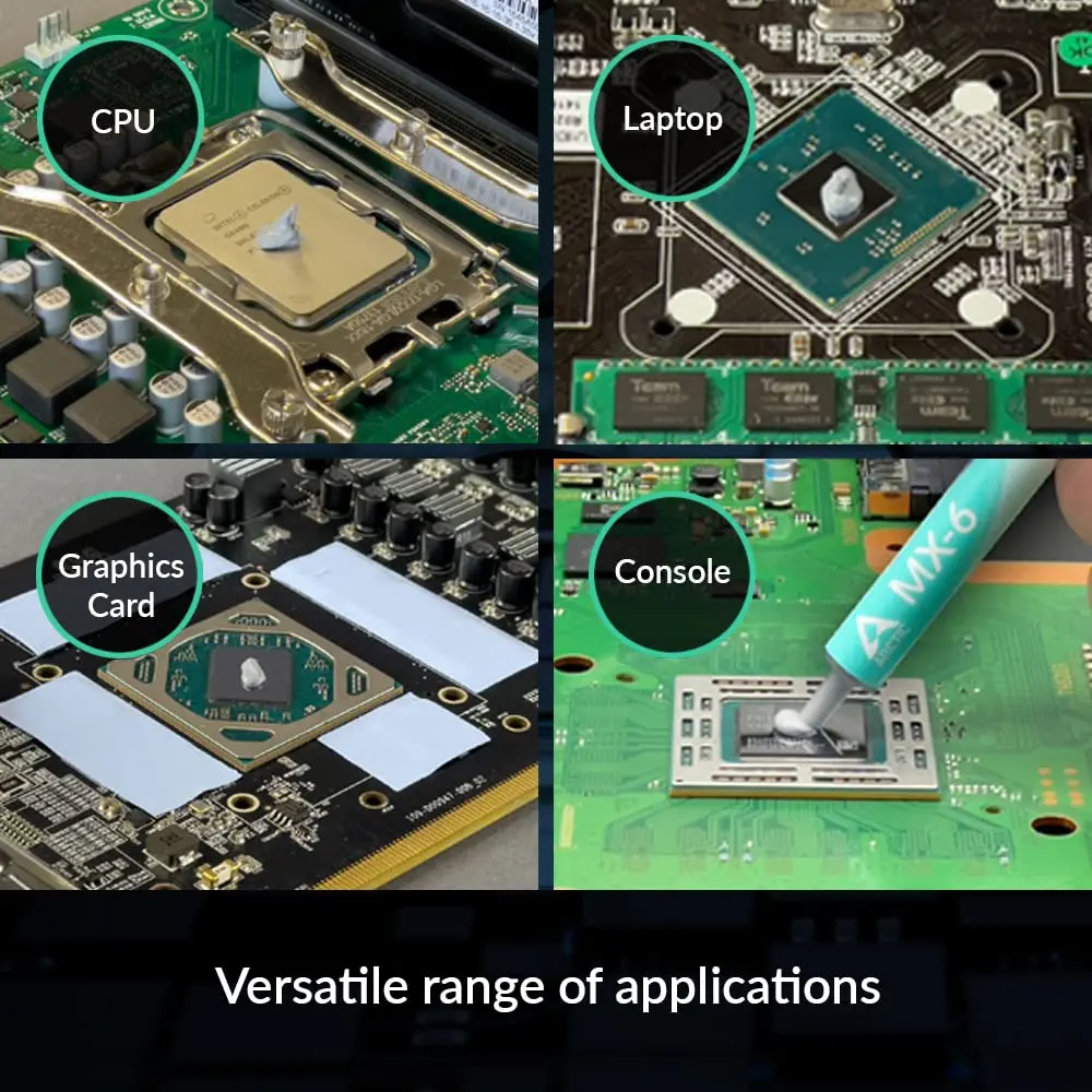 ARCTIC MX-6 Thermal Paste 4g (incl. MX Cleaner) | High Thermal Conductivity, Non-Conductive - view 7