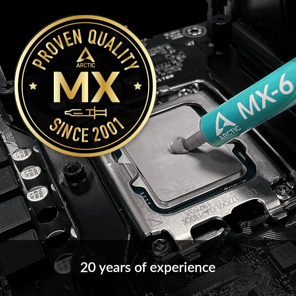 ARCTIC MX-6 Thermal Paste 4g (incl. MX Cleaner) | High Thermal Conductivity, Non-Conductive - view 9