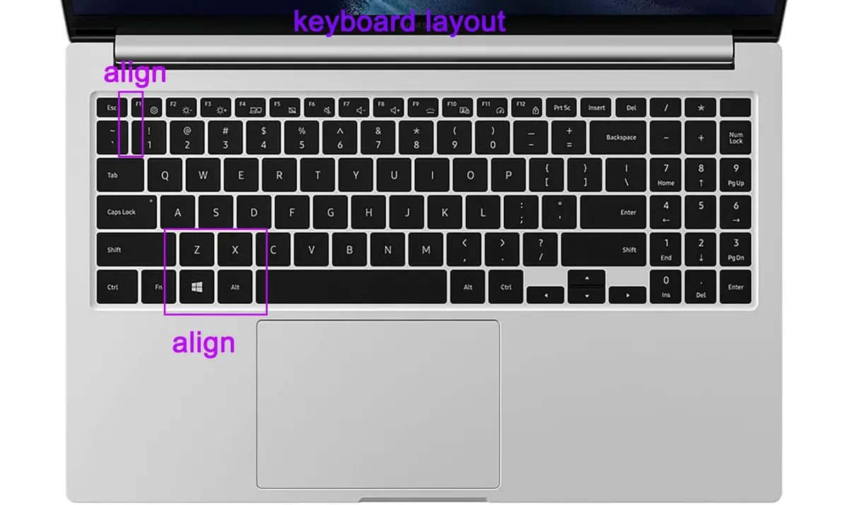 JuYuish Clear Silicone Keyboard Skin for Samsung Galaxy Book Pro/Pro 360 15.6" & 16" Laptops | US Layout - view 2