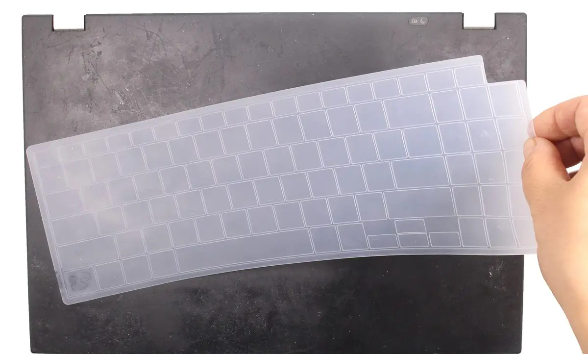 JuYuish Clear Silicone Keyboard Skin for Samsung Galaxy Book Pro/Pro 360 15.6" & 16" Laptops | US Layout - view 3