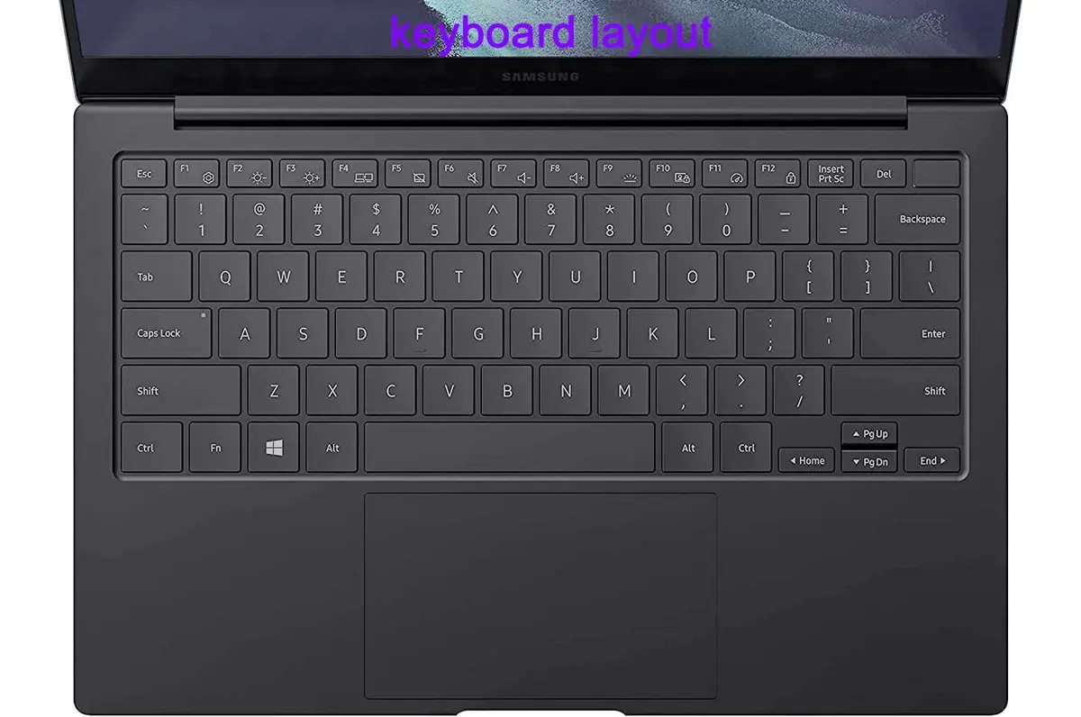 JuYuish Clear Keyboard Skin for Samsung Galaxy Book Pro 13.3" & 360 Series (1-Pack) - view 2