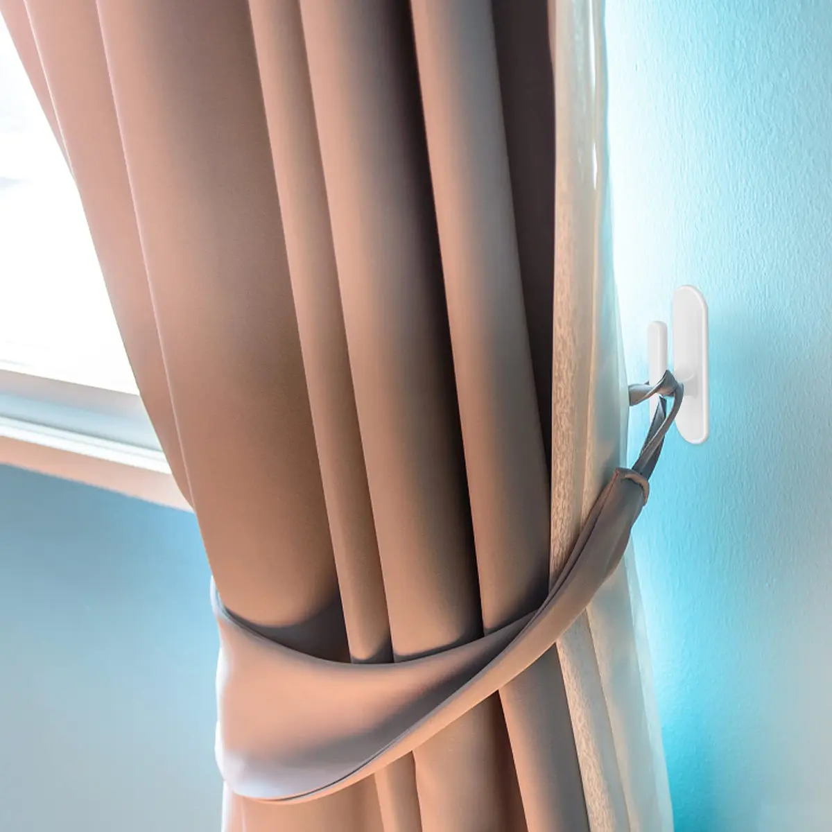 Grevosea White Window_Shade | Baby-Proofing Cord Holders for Home & Office - view 6