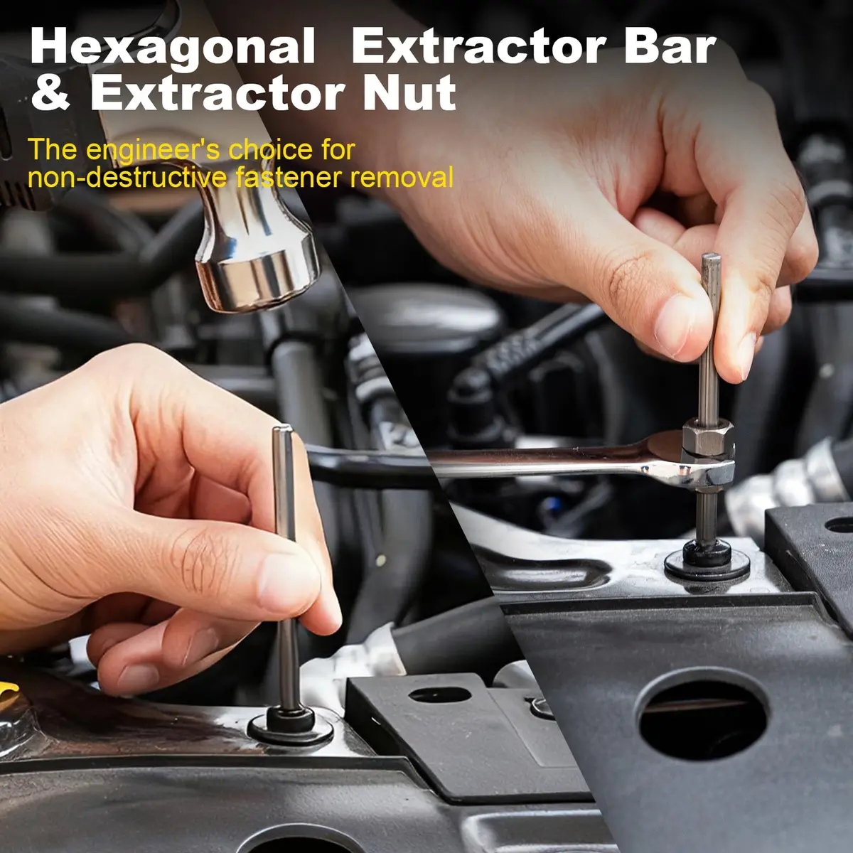 Topec 55-Piece Screw Extractor Set & Broken Bolt Extractors | Industrial Grade Tools for Damaged Fasteners - view 5