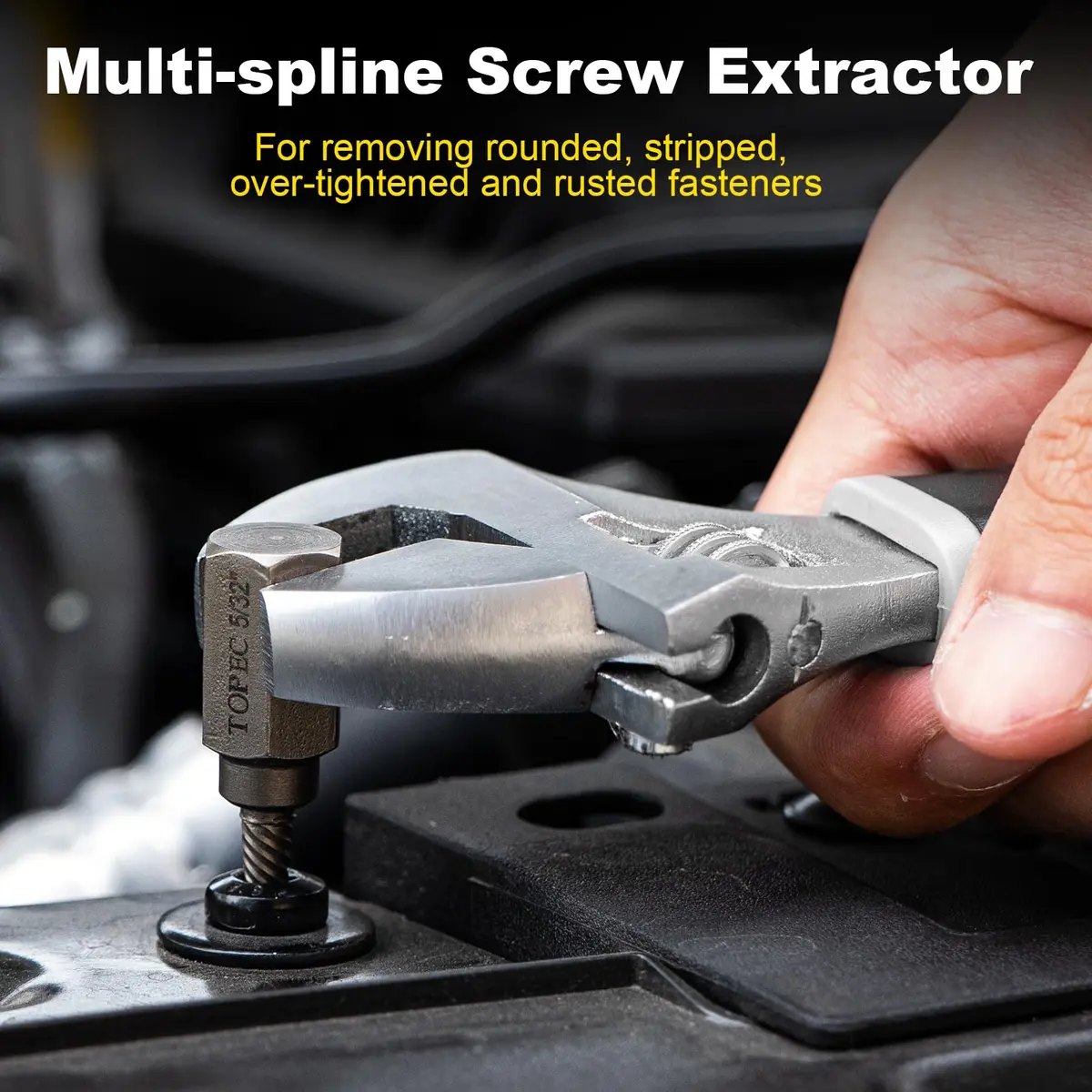 Topec 55-Piece Screw Extractor Set & Broken Bolt Extractors | Industrial Grade Tools for Damaged Fasteners - view 4
