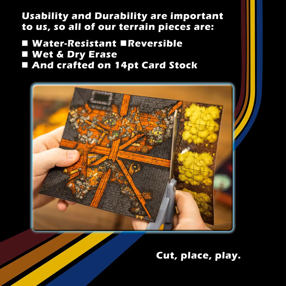 DUNGEON CRAFT: Brine Break Pack 2D Terrain Set for TTRPG | Island Exploration & Fantasy Adventure - view 3