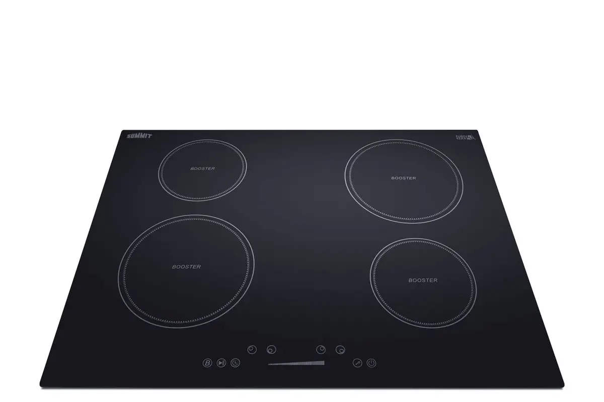 Summit 30" 4 Burner Induction Cooktop, White | Efficient Electromagnetic Heating for Safe, Fast Cooking - view 7