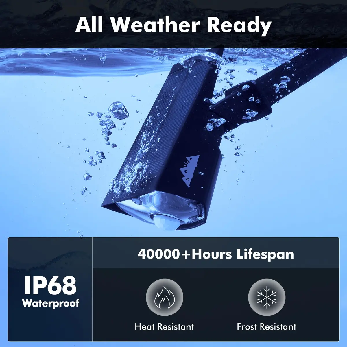 AloftSun Solar Motion Sensor Outdoor Lights | Waterproof 30 LED Spotlights for Yard & Garden - view 5