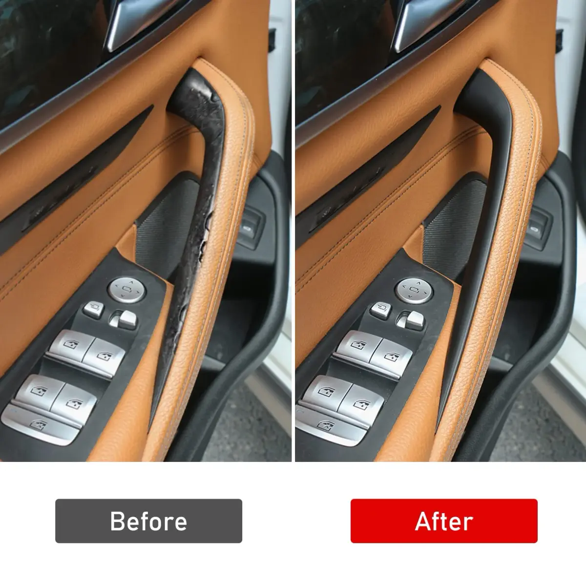 Jaronx BMW 5 Series G30 G31 F90 M5 Door Handle Covers 2017-2022 (2-Piece Set, Black) - view 3