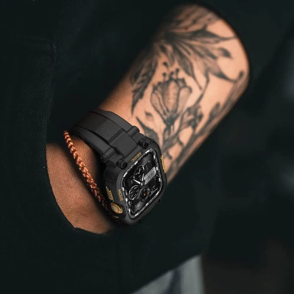 amBand Watch Band Compatible with Apple Watch Series 9/8/7 45mm & SE 44mm | Rugged Protective Cover - view 6