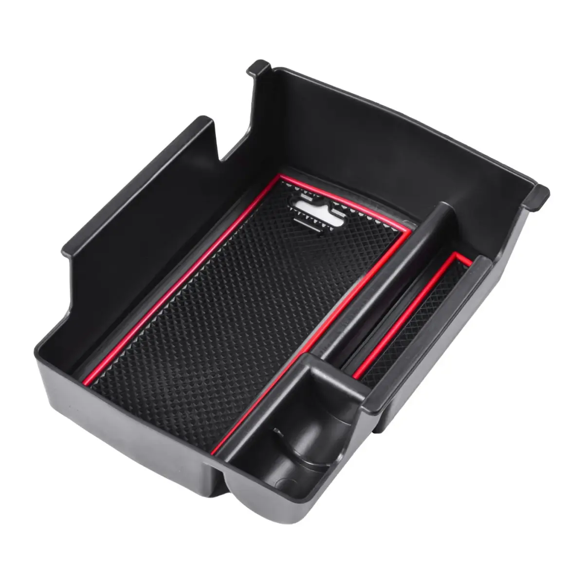 TACOBRO Red Center Console Organizer Tray for Jeep Compass 2022-2025 | Fits OEM Console - view 7