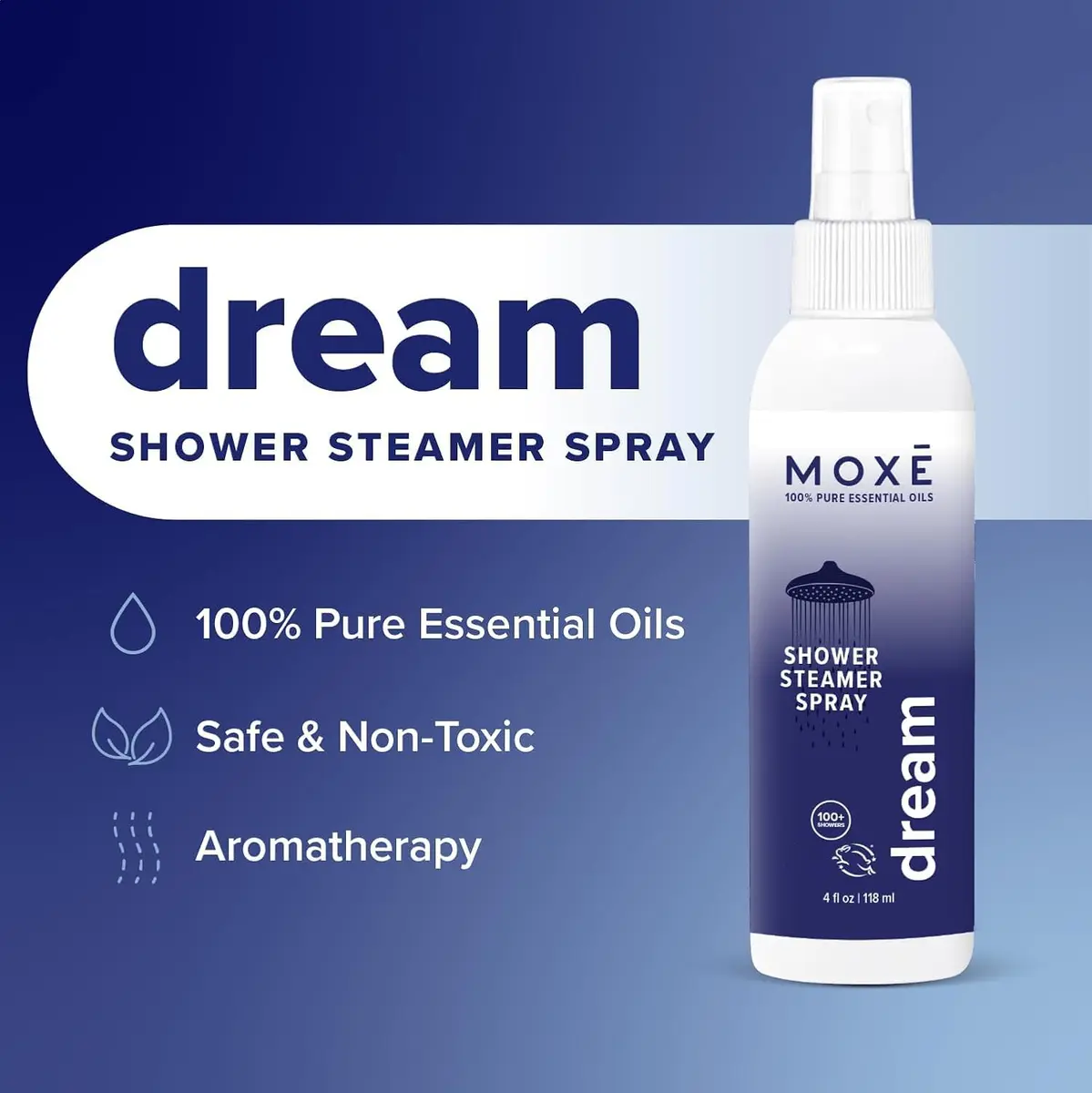 MOXE Breathe & Dream Shower Steamer 4oz | Congestion & Calm Relief, 2 Pack - view 3