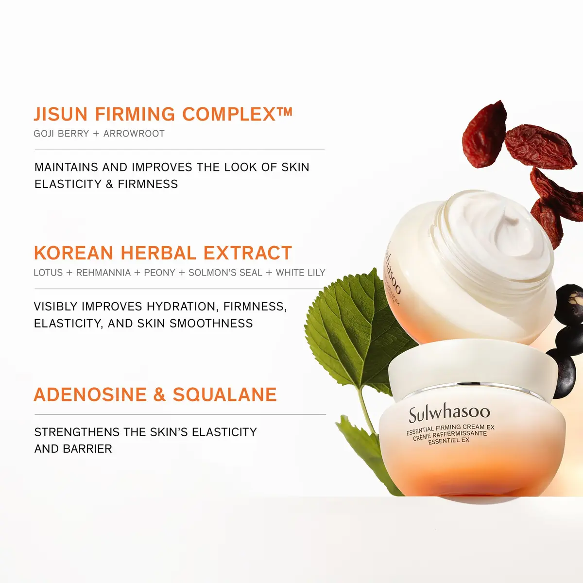 Sulwhasoo Essential Firming Face Cream EX | Hydrating Korean Face Cream for All Skin Types - view 3
