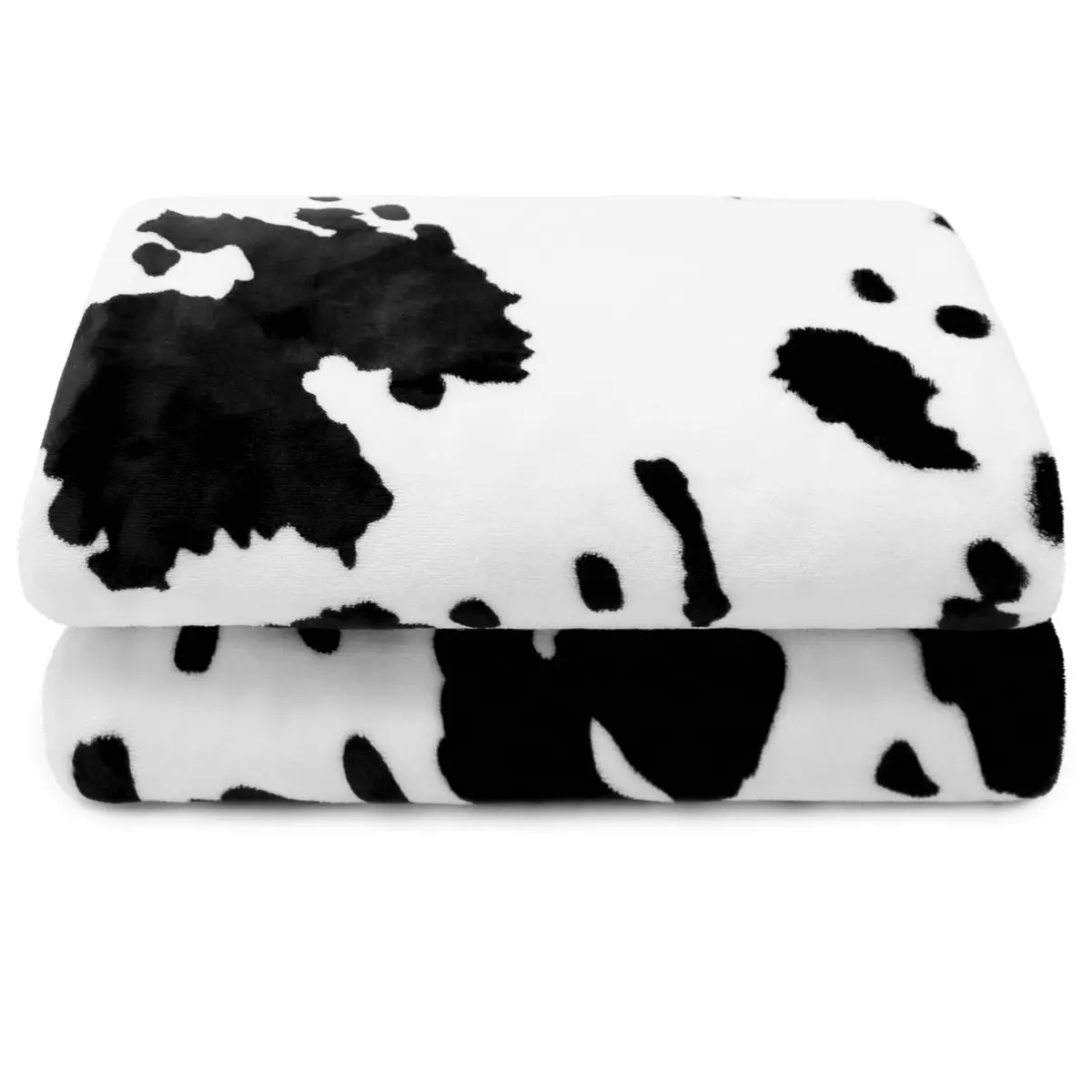 SEEGU Fleece Blanket for Kids 40x50in | Soft Microfiber Cow Print for All Seasons - main product image