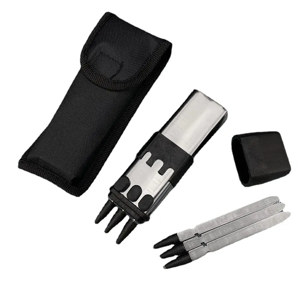 POPOTR Huge Power Toy Self Defensive Ballistic Dart Gun 5.3" x 1.4" x 1" | Solid Stainless Steel Dart Launcher - view 8