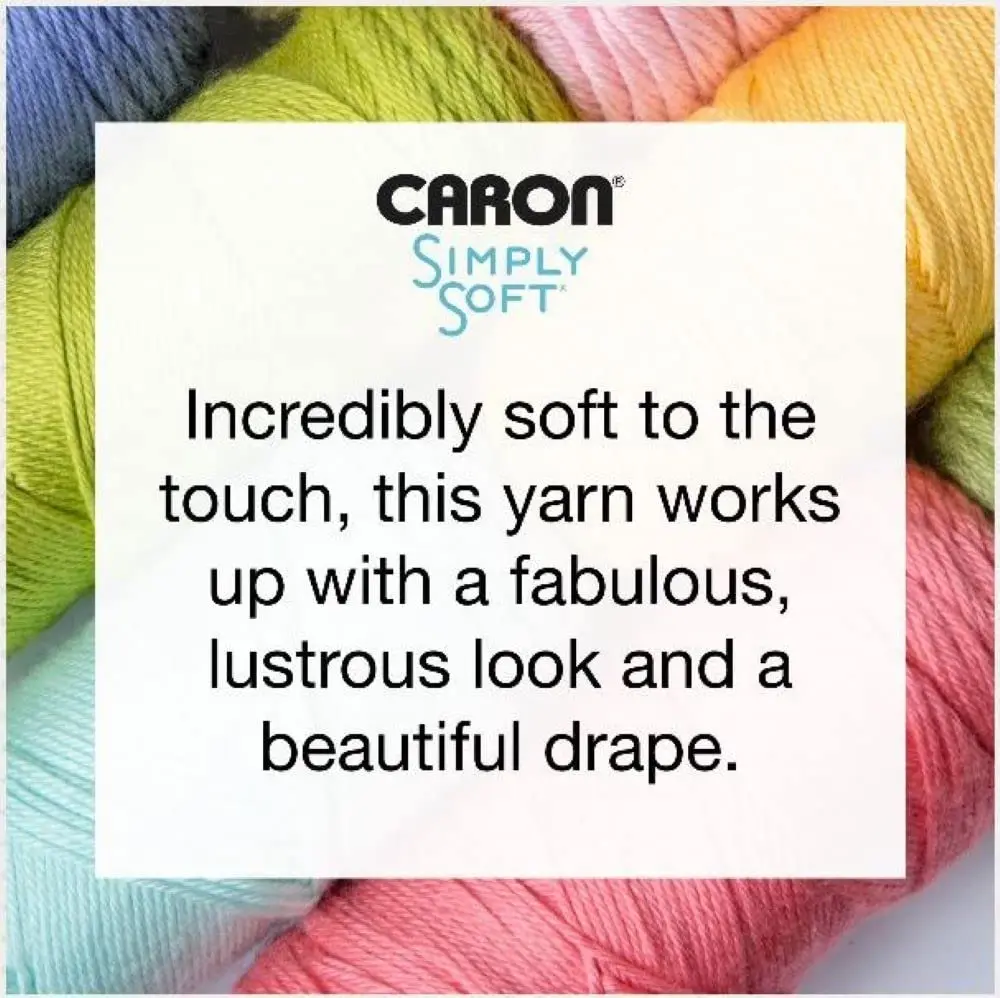 Caron Simply Soft Party Acrylic Yarn 255 g (8.99 oz) 3-Pack | Sparkle Crochet & Knitting Yarn - view 2