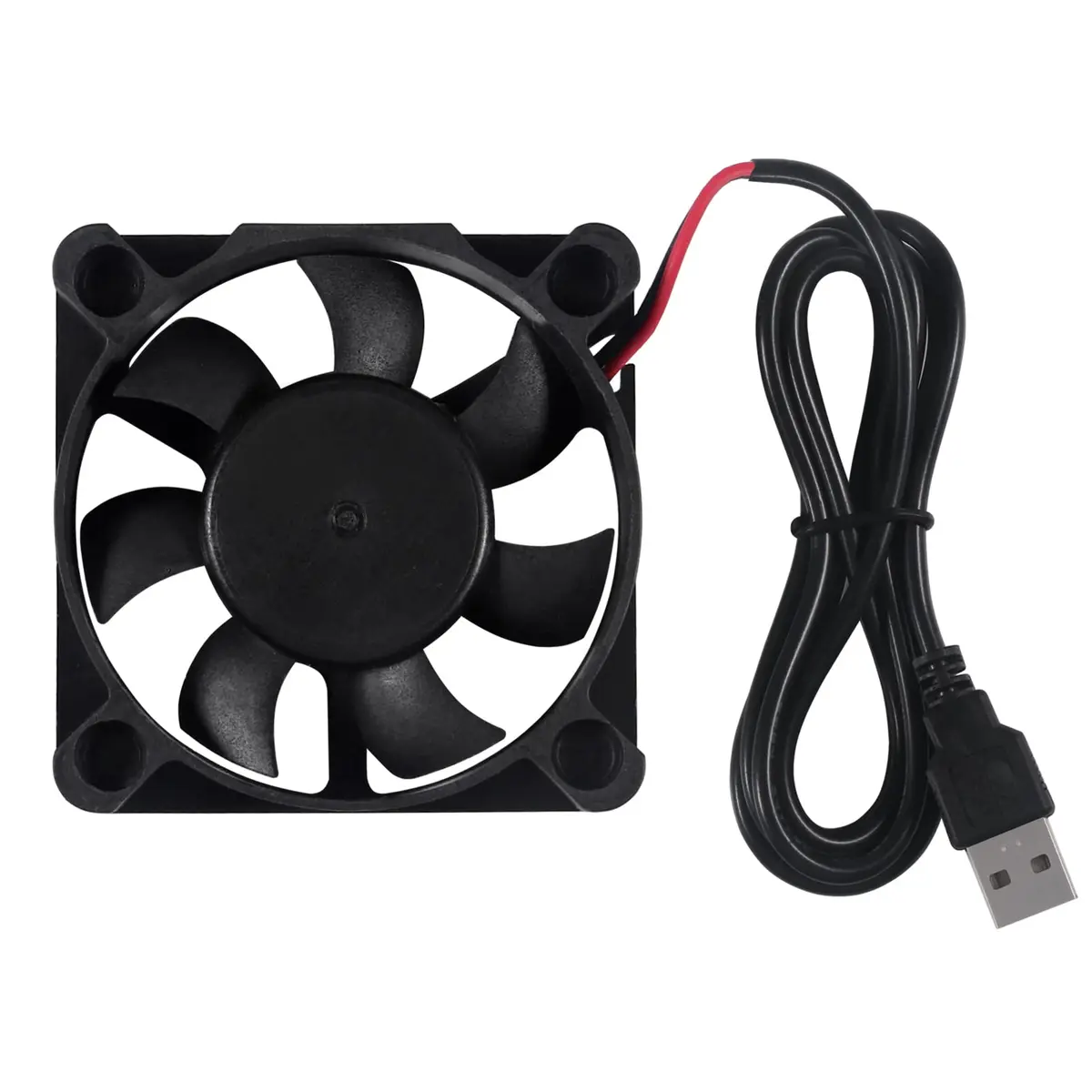 DWEII 2-Pack 50mm USB Fan 5V Brushless DC Cooling Fan | Compact, Quiet & Ideal for Small Appliances - view 4
