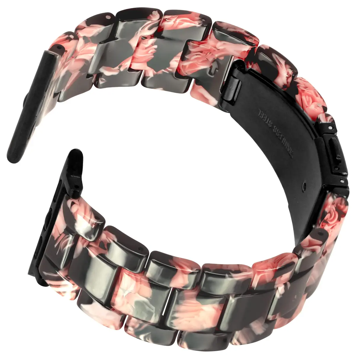 Vamyzji Compatible with Apple Watch Band 42mm Series 10 | Waterproof Resin Strap for Women Men (38mm/40mm/41mm/42mm) - view 2