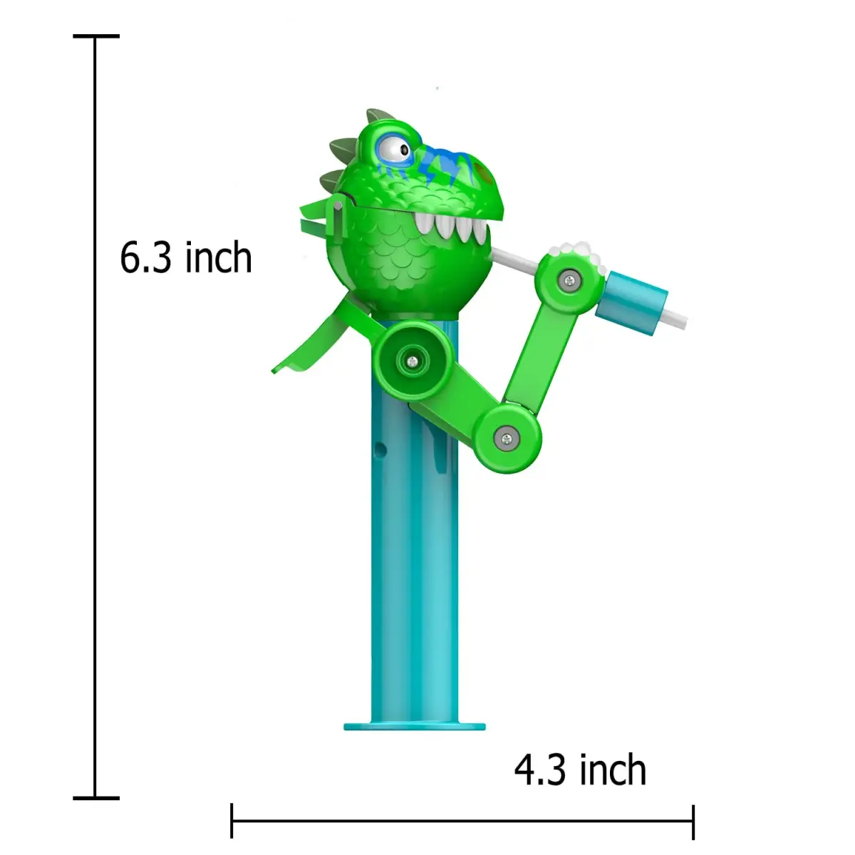 HDLNKAK Dinosaur Lollipop Holder 2-Pack | Fun BPA-Free Toy for Kids Over 3 - view 3