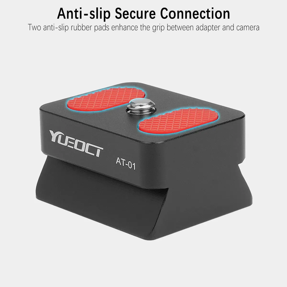 YUEOCT Camera Adapter Mount for Telescope Finder Scope Dovetail Base Shoe | Aluminum, Silver, 39x32x21mm - view 4