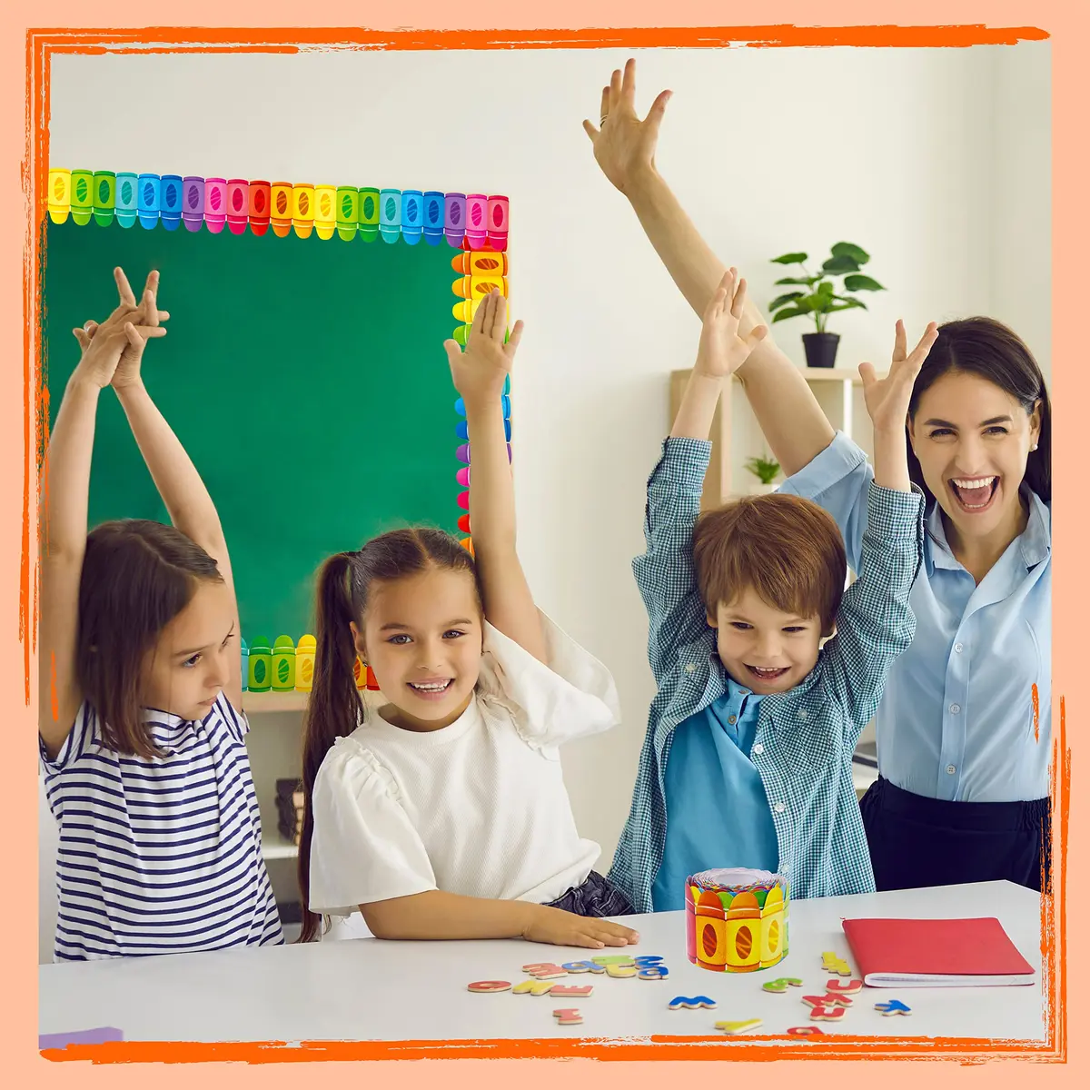 ERKE 60 Feet Crayon Bulletin Board Borders | 18.3m (60 ft) Classroom Trim - view 7
