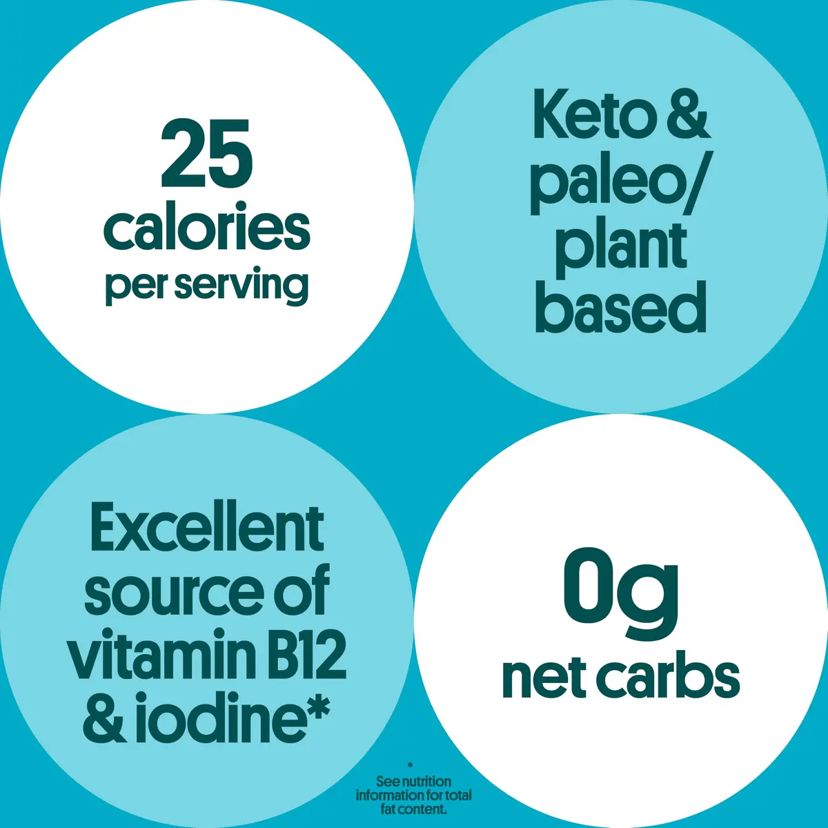 gimMe Organic Roasted Seaweed Snack Sea Salt 0.14oz | Healthy, Keto & Vegan - view 2