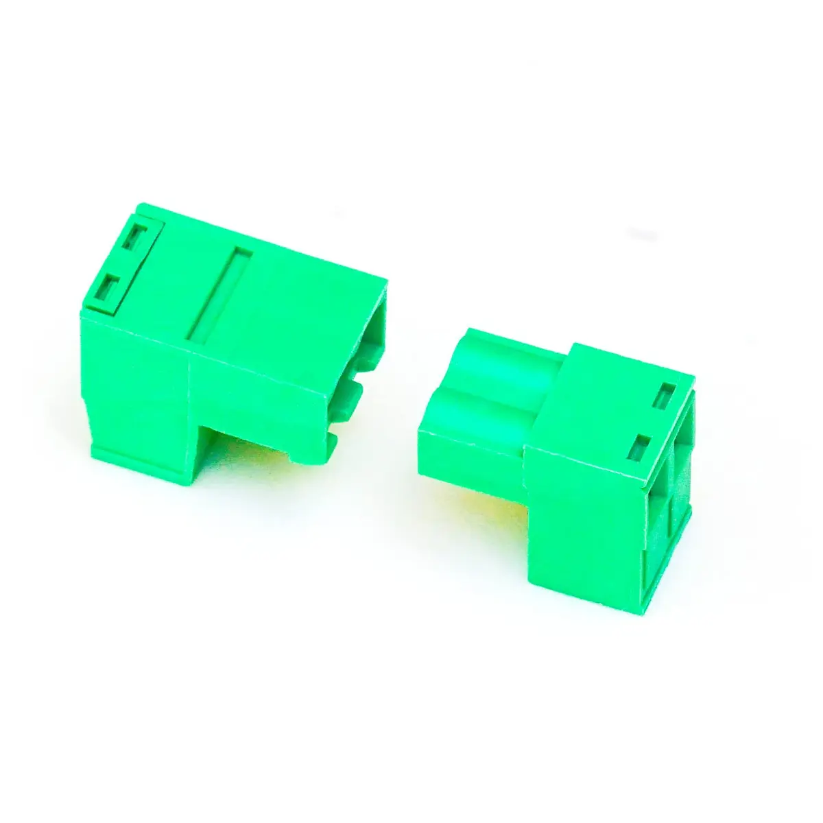 Keszoox 15 Sets 5.08mm Pitch Male & Female No Soldering Green Phoenix Type Connector 2 Pin PCB Screw Terminal Block - view 6