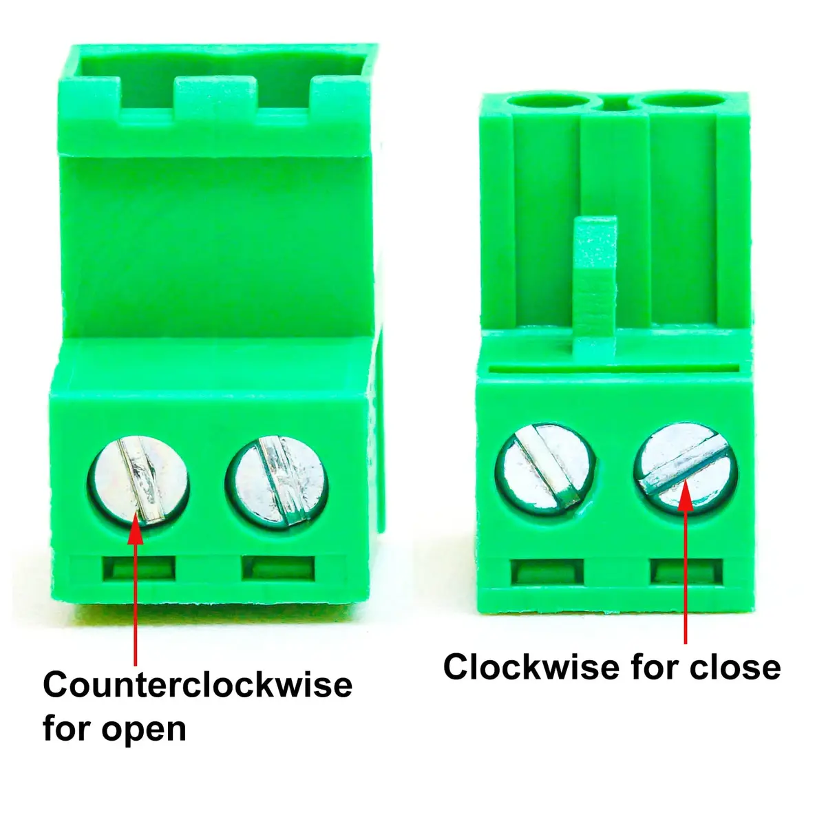 Keszoox 5 Sets 5.08mm Pitch 2-Pin Male & Female PCB Screw Terminal Blocks | No Soldering Required - view 4