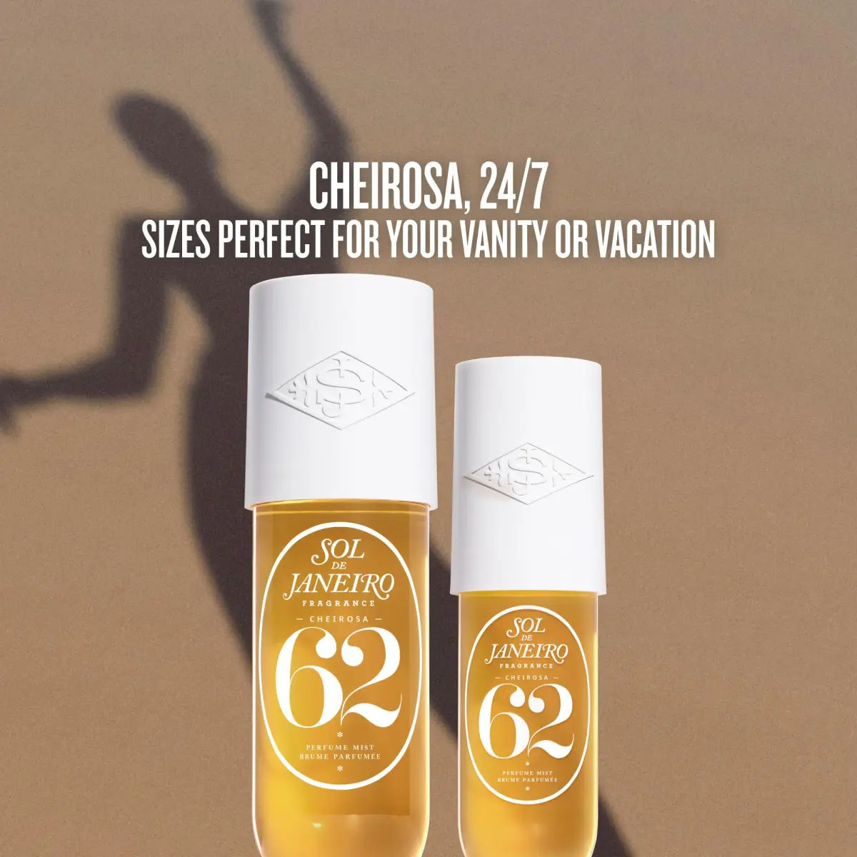 Sol de Janeiro Cheirosa 62 Hair & Body Fragrance Mist Travel Size 90mL (3 fl oz) | Warm Gourmand Scent - view 7
