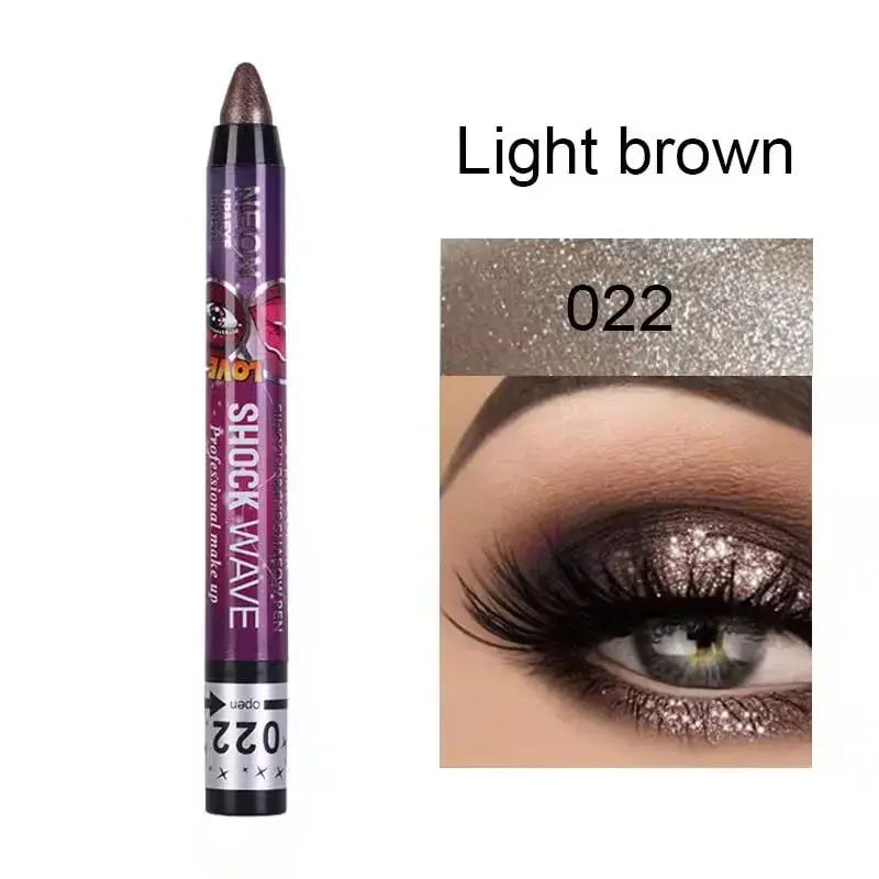 MEICOLY 6 Pcs Eyeshadow Stick Set, Brown Champagne Gold Black Shimmer Crayon | Pro Shiny Bright Starter Rotating Eyeshadow Sticks - view 4