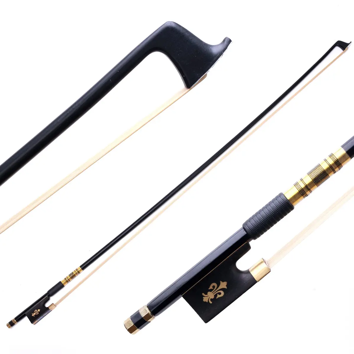 AMZZ 4/4 Full Size Professional Carbon Fiber Violin Bow with Case | Balanced for Dynamic Expression - view 3
