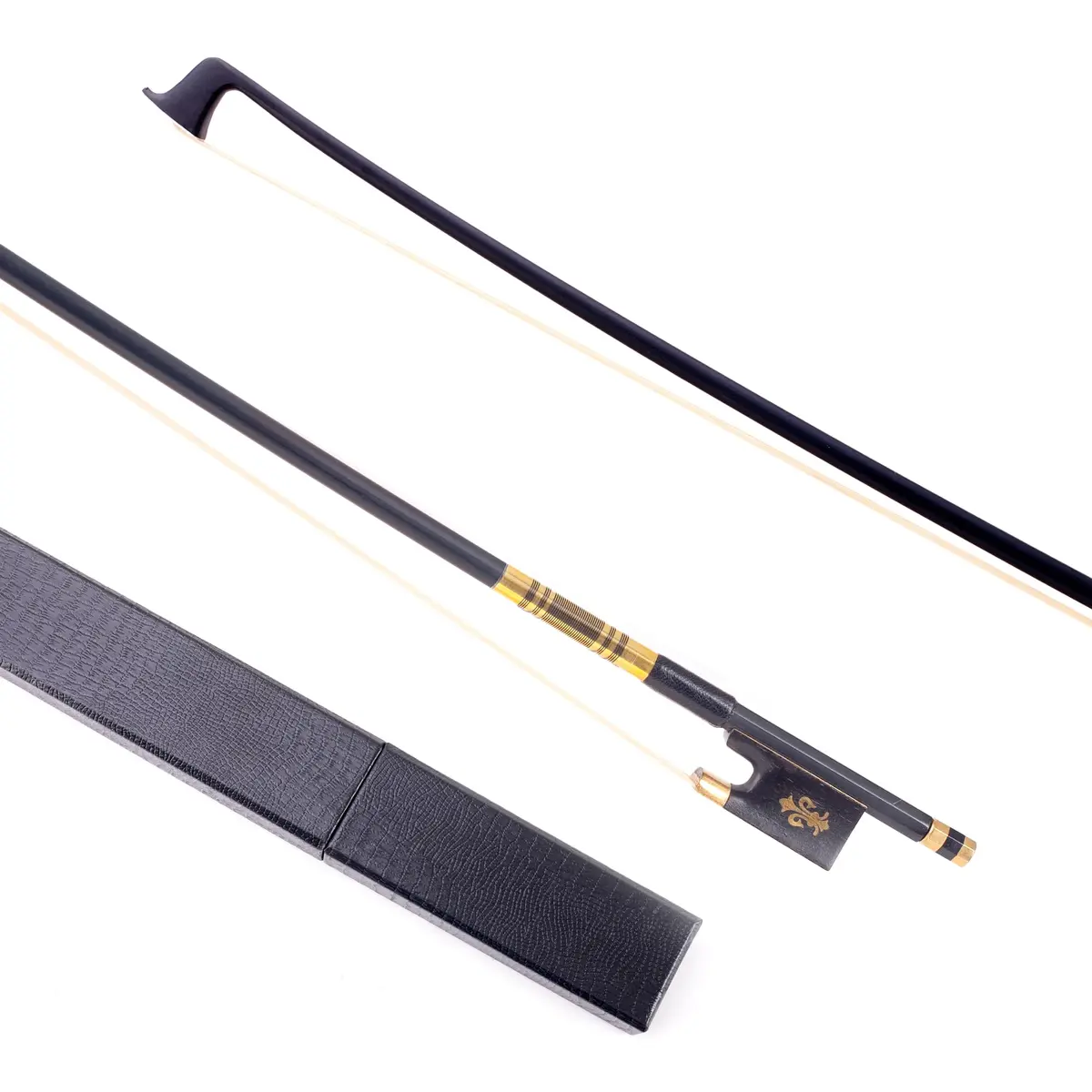 AMZZ 4/4 Full Size Professional Carbon Fiber Violin Bow with Case | Balanced for Dynamic Expression - view 4
