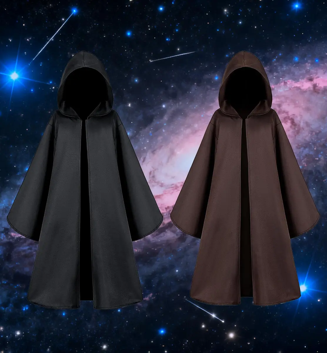 TOGROP Knight Costume for Kids Robe Hooded Boys Cloak 12-14 Years | Movie Knight Role Play Costume - view 2
