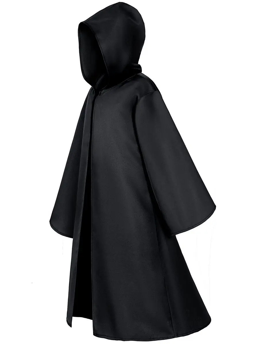 TOGROP Knight Costume for Kids Robe Hooded Boys Cloak 12-14 Years | Movie Knight Role Play Costume - view 3