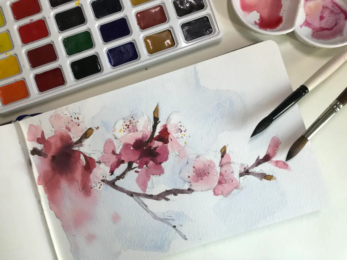 tumuarta Cotton Watercolor Paper Journal 3.5x5.5” | 300 GSM, Cold Press, 24 Sheets - view 7