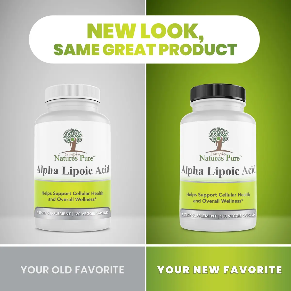 Simply Natures Pure Alpha Lipoic Acid 600mg 360 Veggie Capsules | Antioxidant Supplement - view 2