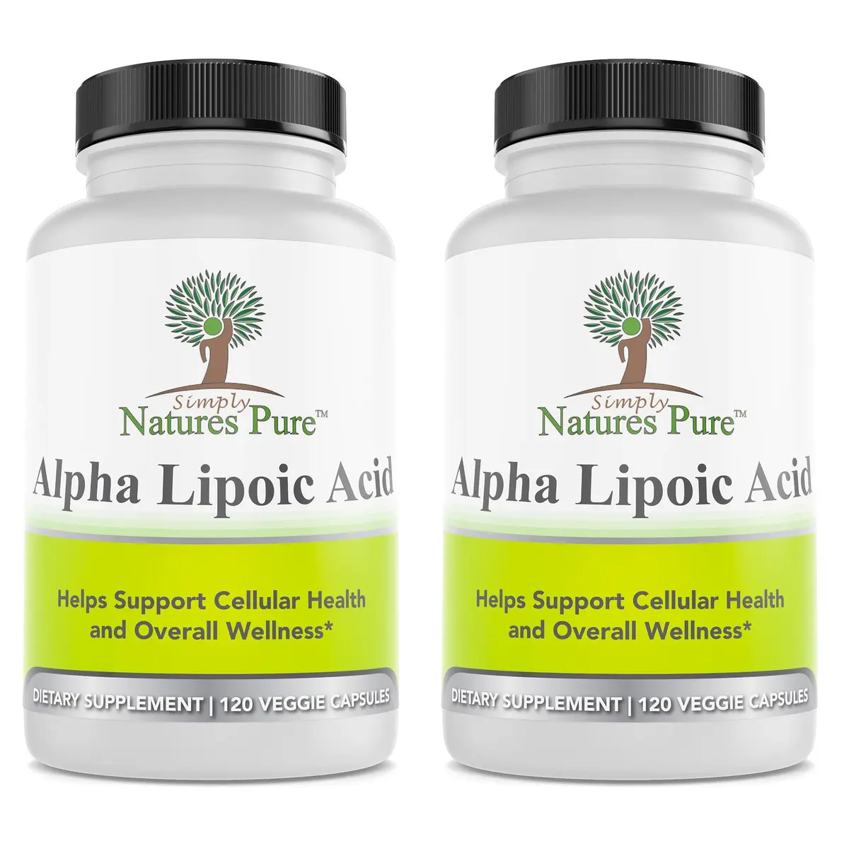Simply Natures Pure Alpha Lipoic Acid 600mg 240 Veggie Capsules | Antioxidant Supplement - main product image