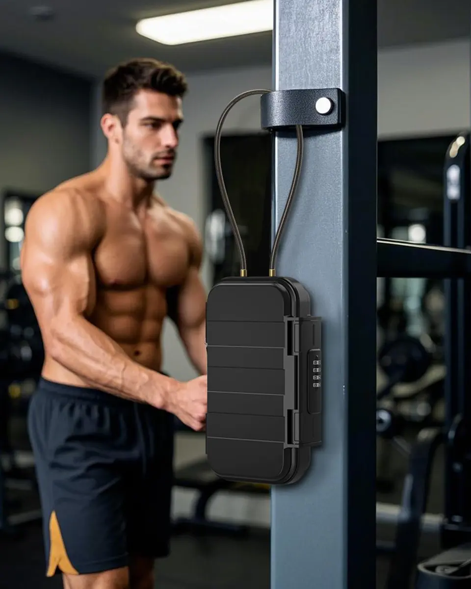 AMIR Portable Safe Box, Combination Security Case LockBox Waterproof Impact-Resistant 52.5 cu in | Travel & Home Security - view 8