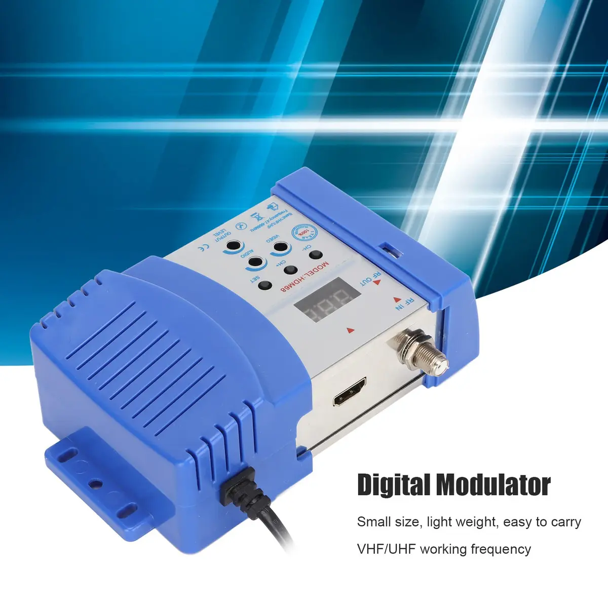 Dpofirs VHF/UHF Modulator with HDMI Input | PAL/NTSC RF Converter for Home TV - view 3